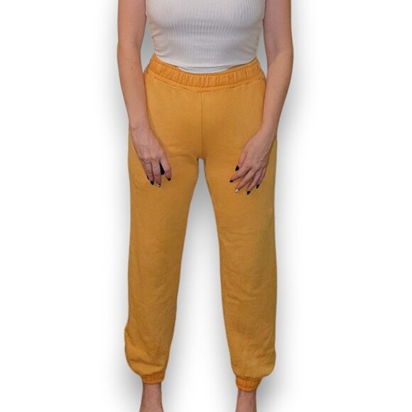 5/$100 SALE - COTTON CITIZEN Faded Orange Sweatpants - Picture 1 of 8